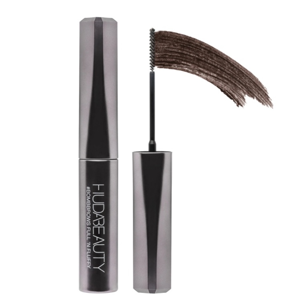 💎 HUDA BEAUTY #7 Black Brown #BombBrows Full ‘n Fluffy Volumizing Fiber Gel